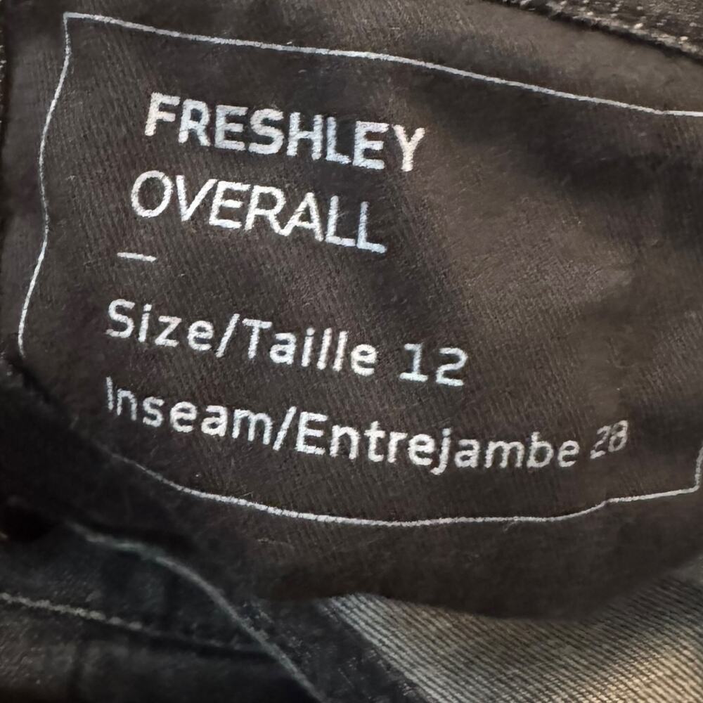 Dovetail Workwear Freshley Overall Womens Size 12/28 Black Utility Work Overalls - Picture 7 of 8